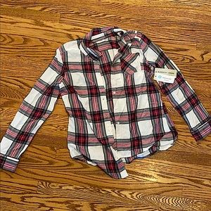 Plaid Aimey One Pocket Top